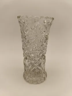 Glasvase, retro, - Bild 1