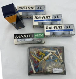 Konvolut Golfbälle 15 Stück inkl. Tees - Bild 2