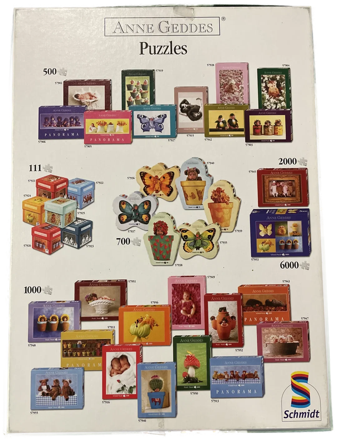 Schmidt - Anne Geddes Puzzle - Pilz, Schmetterling- 1000 Teile – Bild 3