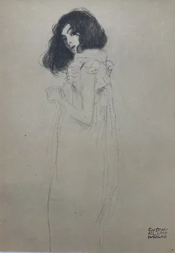 Gustav Klimt Zeichnungen 1 Sammelmappe mit Drucken 1980 - Bild 13