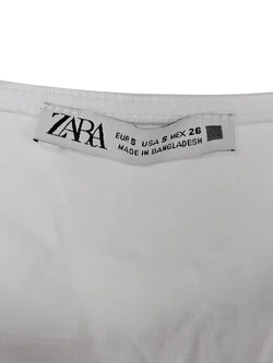 ZARA Damen Top, weiß - Gr. S / 36 – Vorschau 3