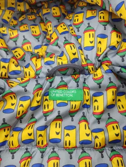 United colors of Benetton Kinder Jacke grau Gr. 82 cm ( 12/18 Monate) - Bild 3
