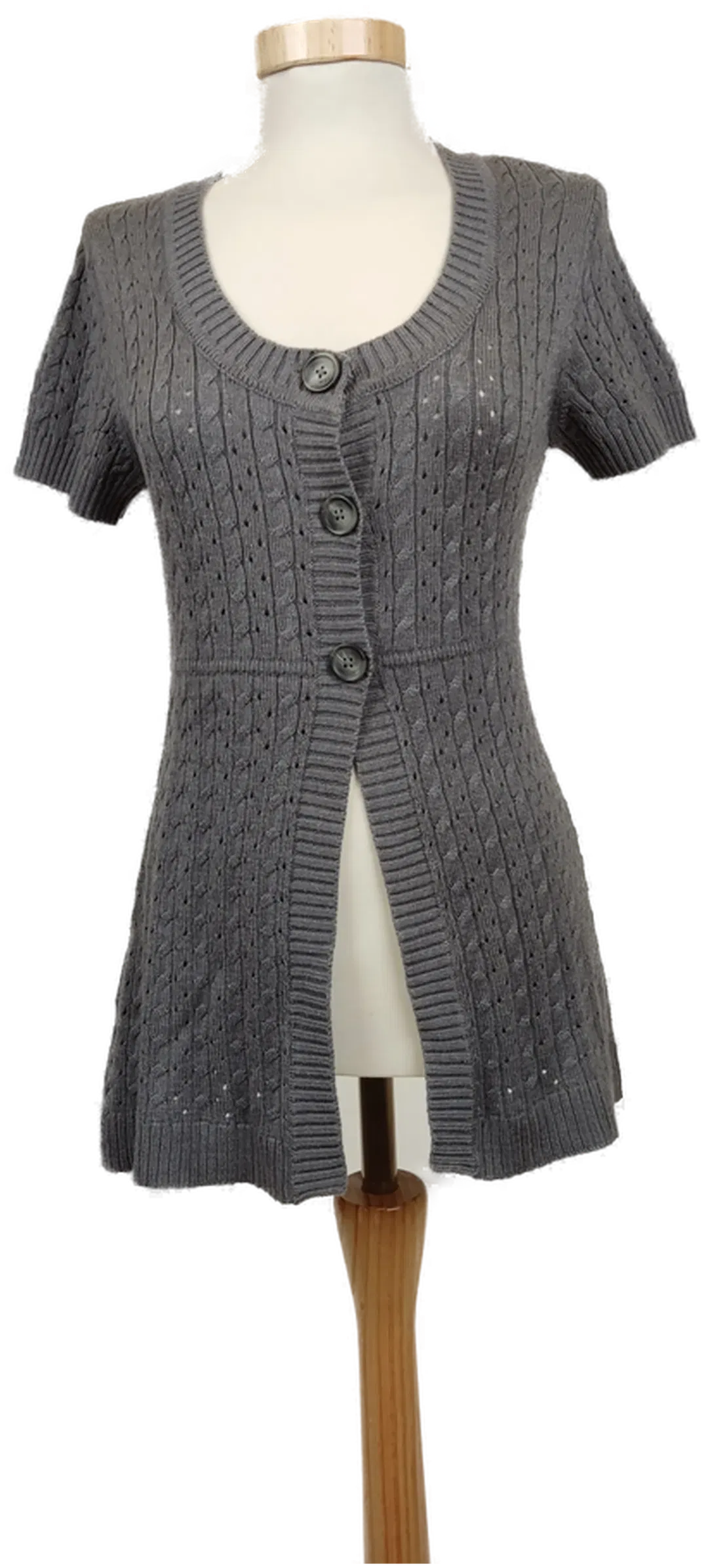 S. Oliver Damen Strickweste grau Gr. 34 - Bild 1