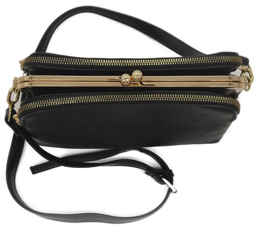 Liebeskind Berlin Handtasche mit Tragegurt schwarz – Bild 2