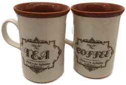 2 Keramikhäferl, Tee - Kaffee, England - Bild 1