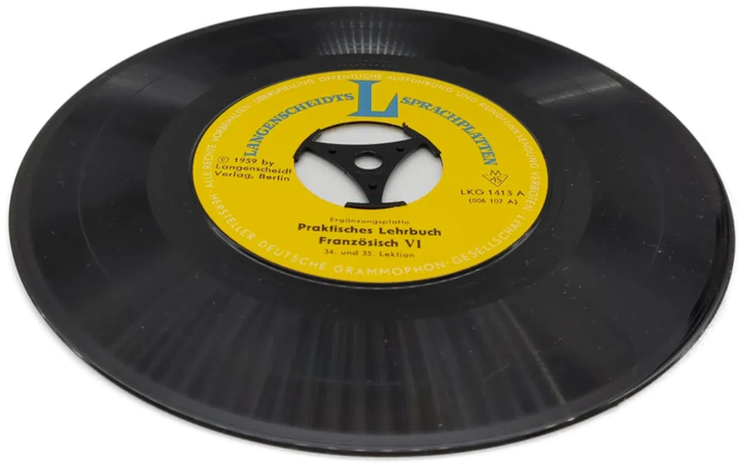 Langenscheidts Reise-Sprachplatten Französisch 1959 - Bild 2