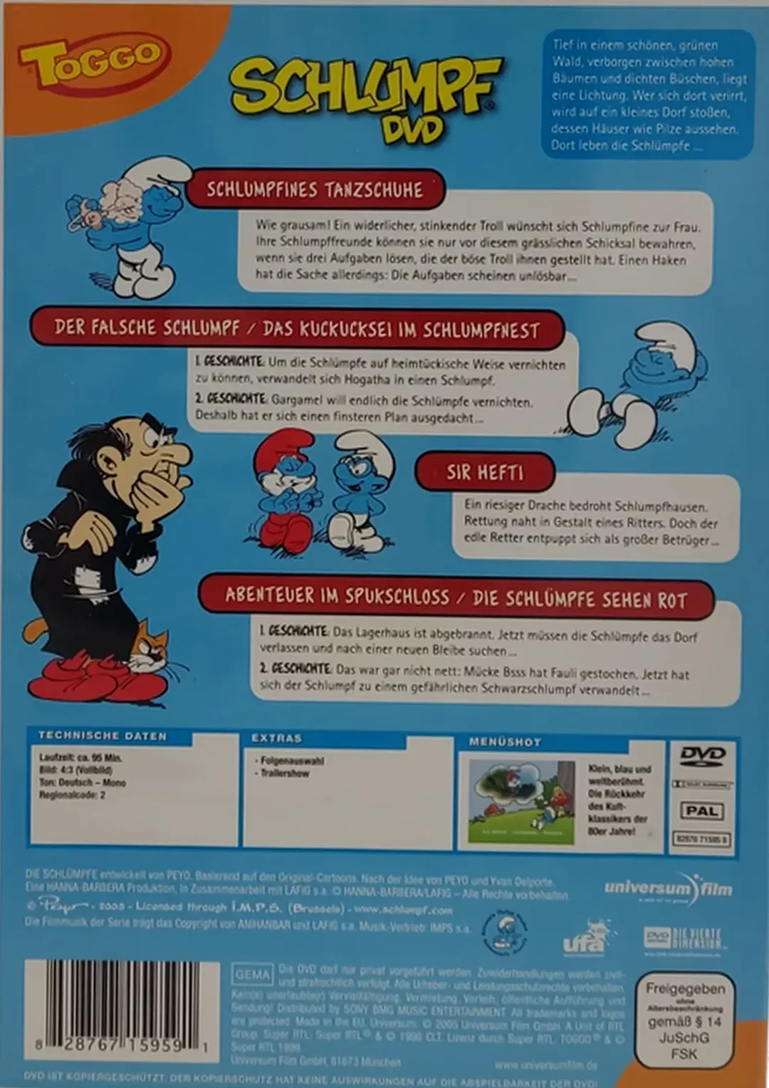 DVD Set "Die Schlümpfe" 5 DVDs – Bild 17