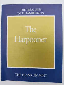 Goldene Harpooner Porzellan & Zertifikat von Franklin Mint | Mit abgebrochenen Speer – Vorschau 12