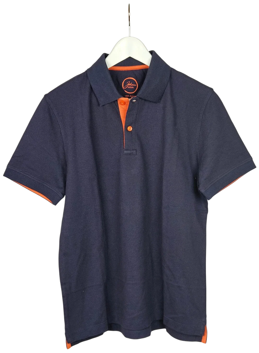 Johann CASUAL Herren Poloshirt, marine - Gr. M  – Bild 1