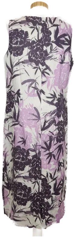 Damen CANDA Leinenkleid, ärmellos, floraler Druck, Gr. 42 - Bild 3