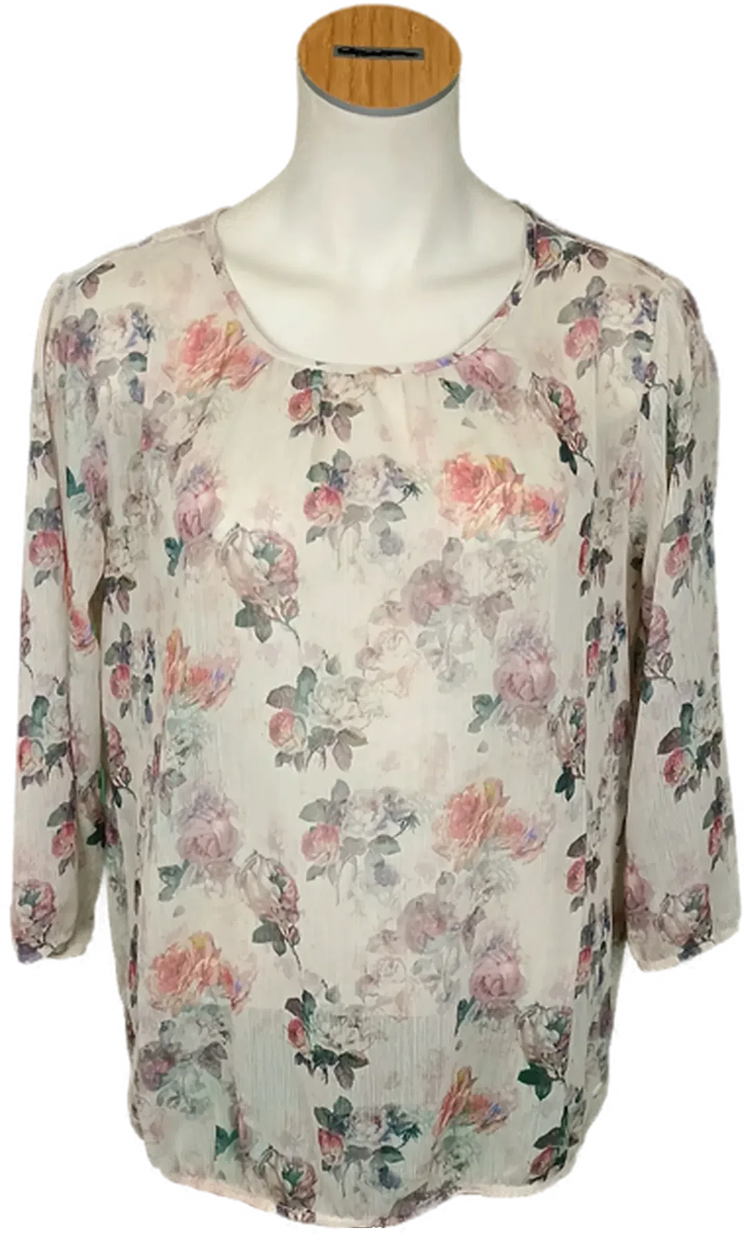 Tom Tailor Damenbluse gemustert Gr. M – Bild 1