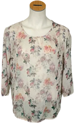 Tom Tailor Damenbluse gemustert Gr. M