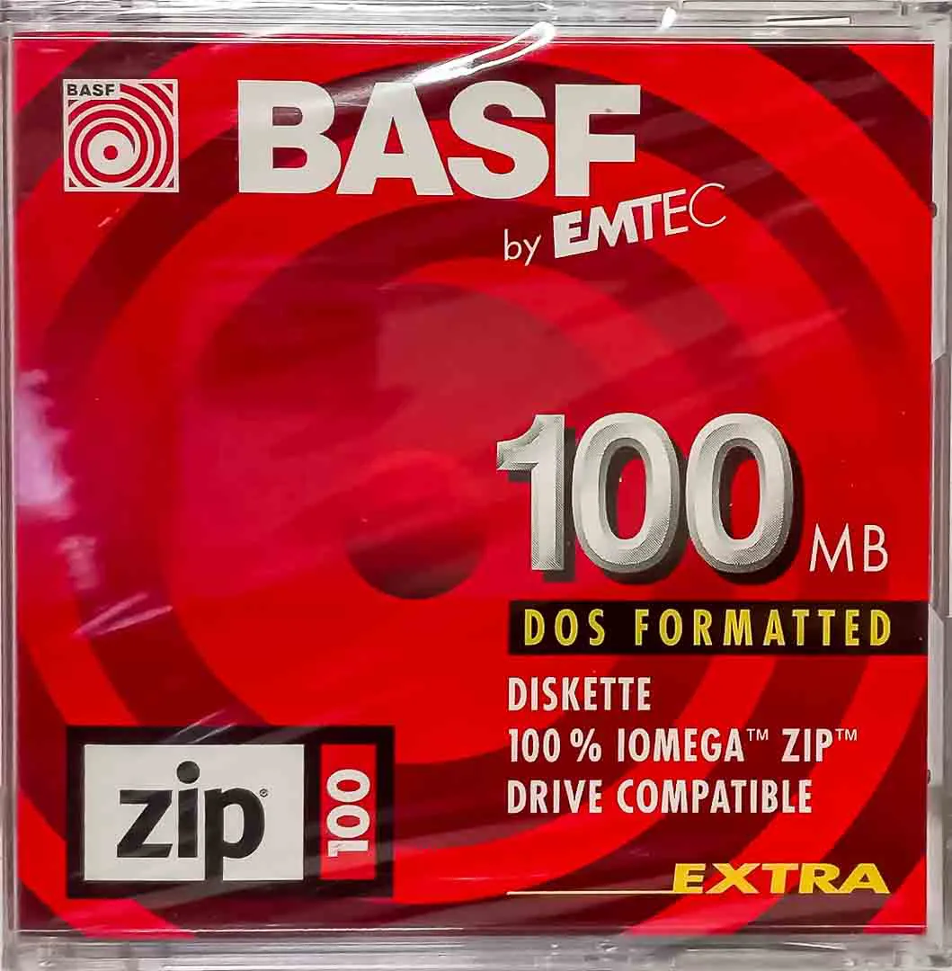 Retro-Klassiker: BASF by EMTEC 100MB ZIP-Diskette - Bild 2