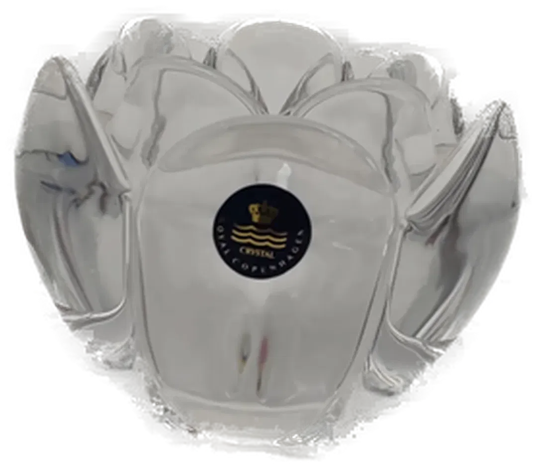 Lotus Teelichthalter aus Kristallglas von Royal Copenhagen - Bild 4