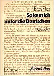 So kam ich unter die Deutschen - Erich Fried - Bild 2