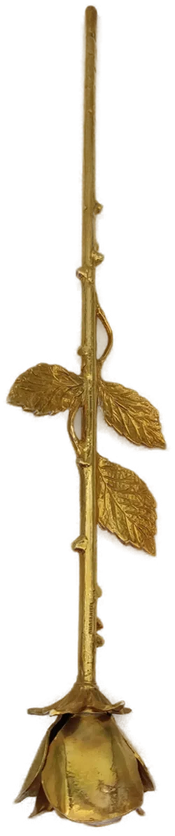 Deko-Rose 95% Zinn Goldfarben | Retro-Charme - Bild 14