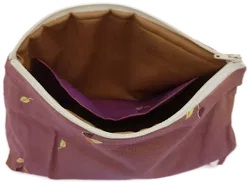 Stofftasche mit Zipp mehrfarbig - Bild 4