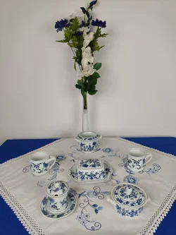 Blue Danube mit Zwiebelmuster Japan Porzellan-Set 6-tlg. | Festliche Stimmung - Bild 2