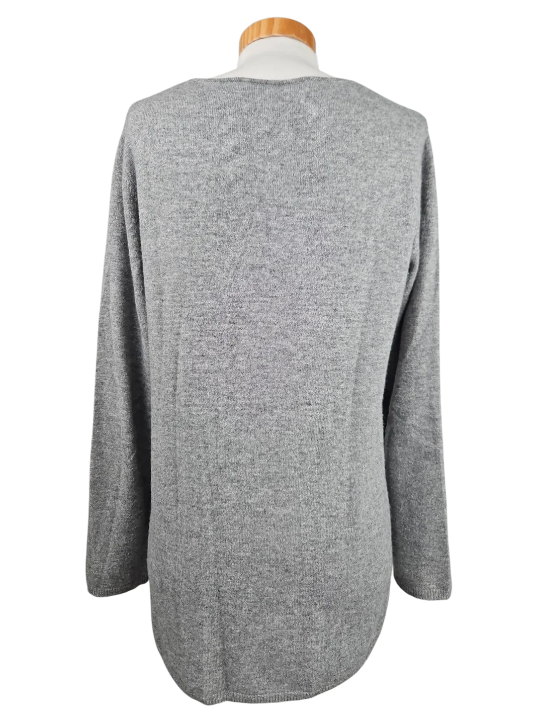 Simply Cashmere Damen Pullover (Kaschmir). grau - Gr. M/38 – Bild 3