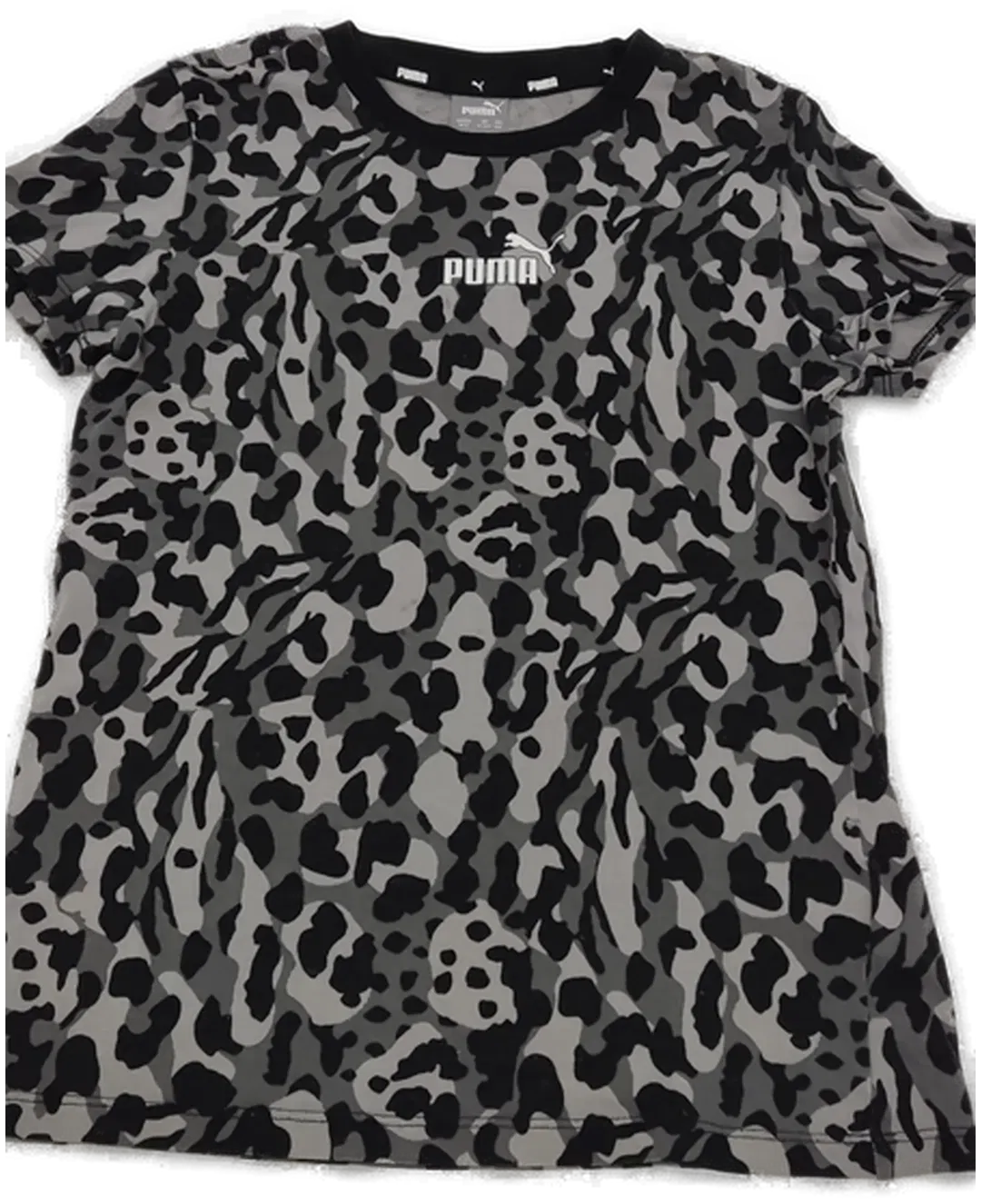 Puma Kinder T-Shirt Grau/Schwarz Gr. 152 - Bild 3