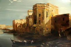 Bild Ölgemälde mit Rahmen 