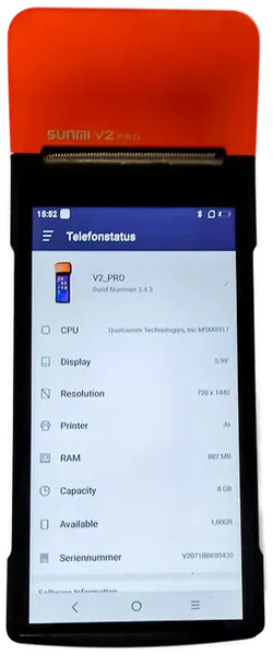 SUNMI V2 Pro Mobiles POS Terminal 5,99