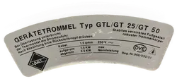ABT Kabeltrommel/Gerätetrommel mit grünem XLR-Kabel Typ GLT/GT 25/GT 50 - Bild 4