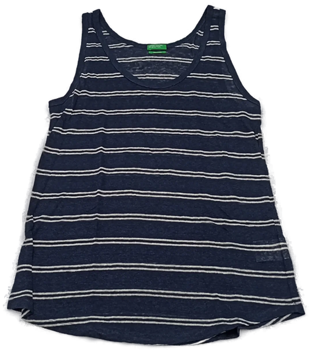United Colors of Benetton Kindertop dunkelblau/weiß Gr. M - Bild 1