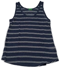 United Colors of Benetton Kindertop dunkelblau/weiß Gr. XS/ECH - Bild 1