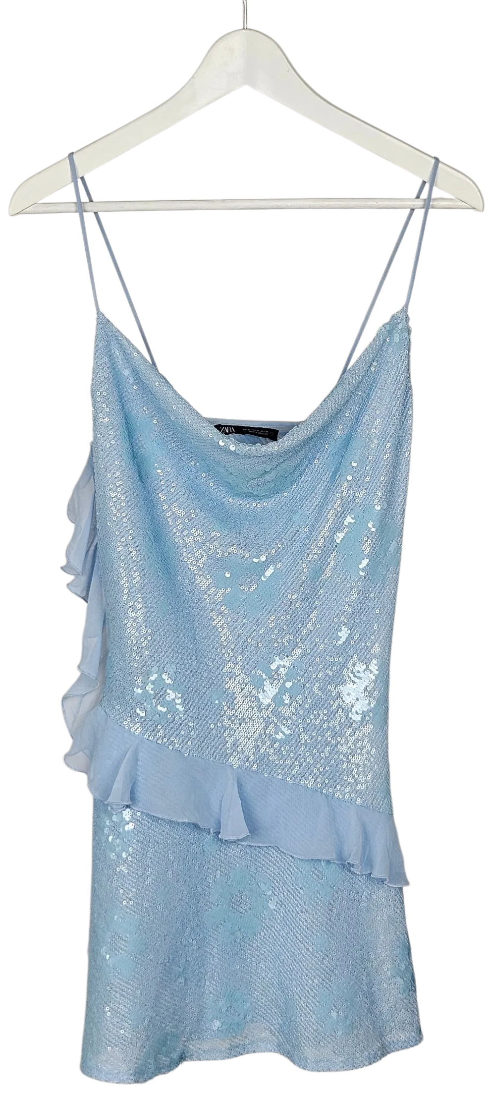 Zara Damen Top, blau - Gr. M  - Bild 4