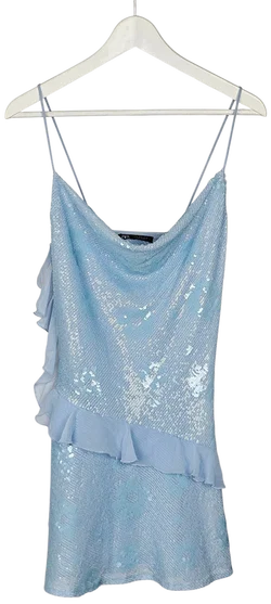 Zara Damen Top, blau - Gr. M  - Bild 1