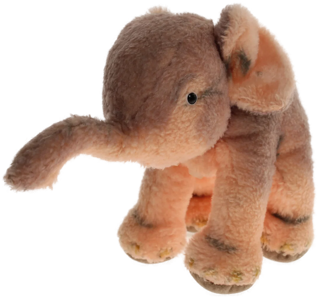 Vintage Steiff Elefant Plüschtier – ca. 20 cm, mit Knopf im Ohr – Bild 2