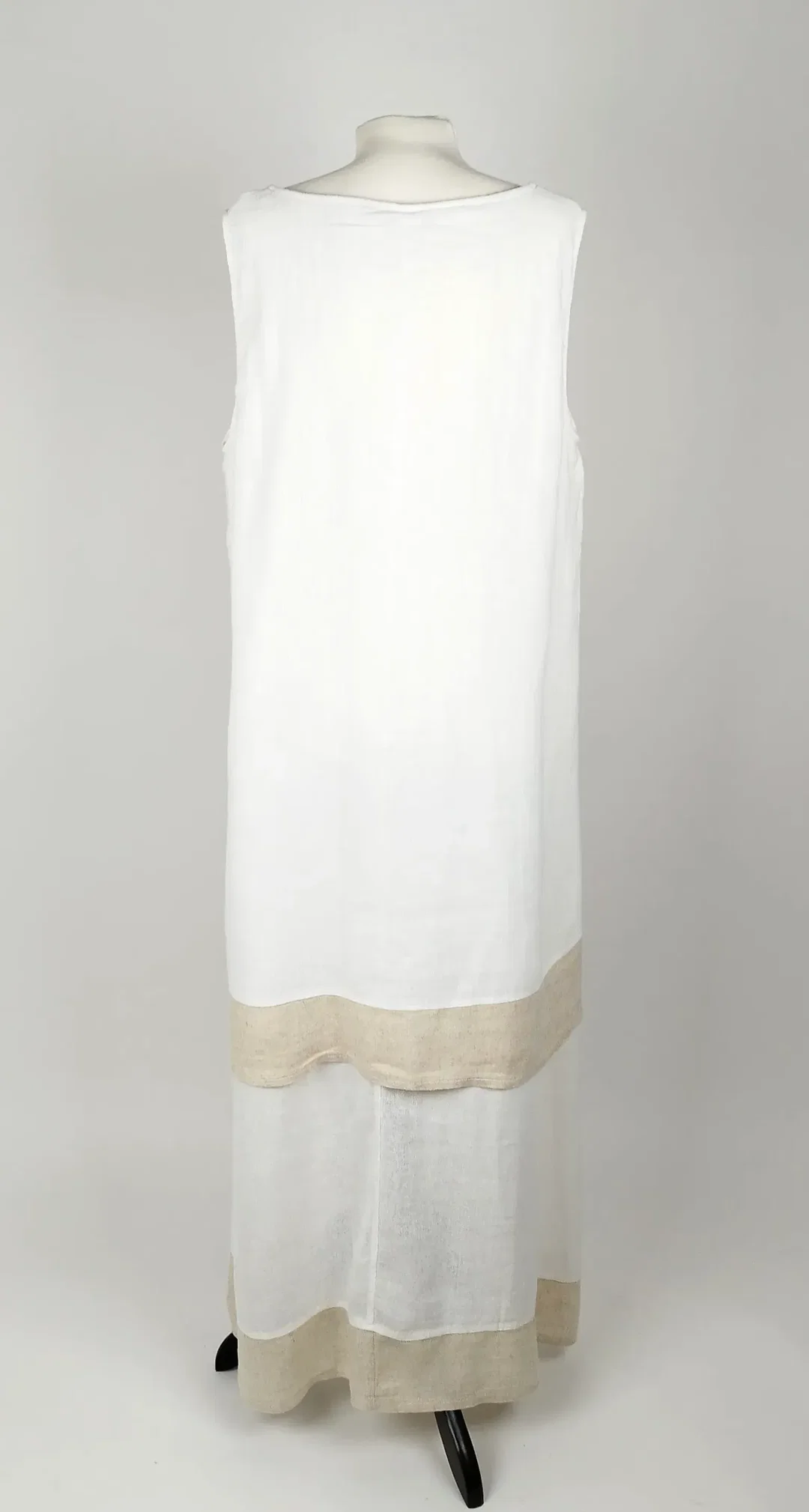 DS Maxikleid - Größe XL, 60% Leinen 40% Baumwolle – Bild 3