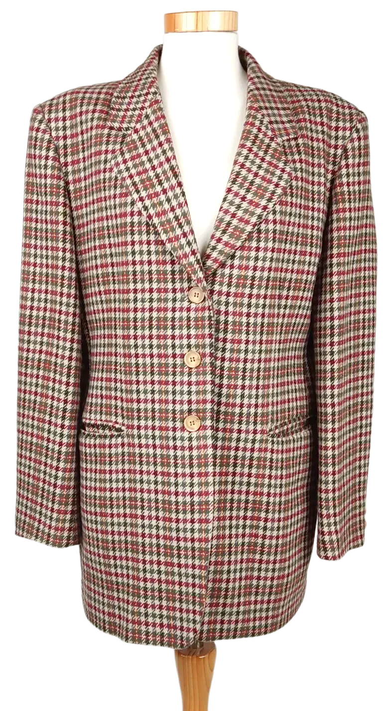 Vintage Damen Blazer, braun - Gr. D L/40 - Bild 1