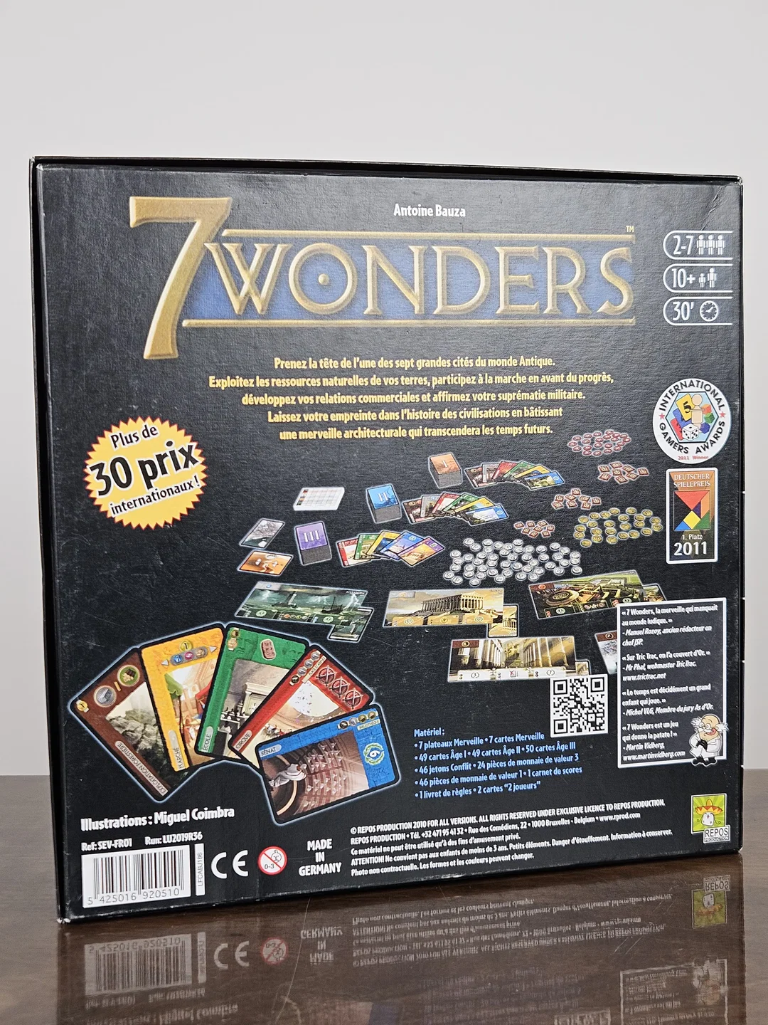 7 Wonders - Gesellschaftsspiel - Repos Production (Französische Version) – Bild 2