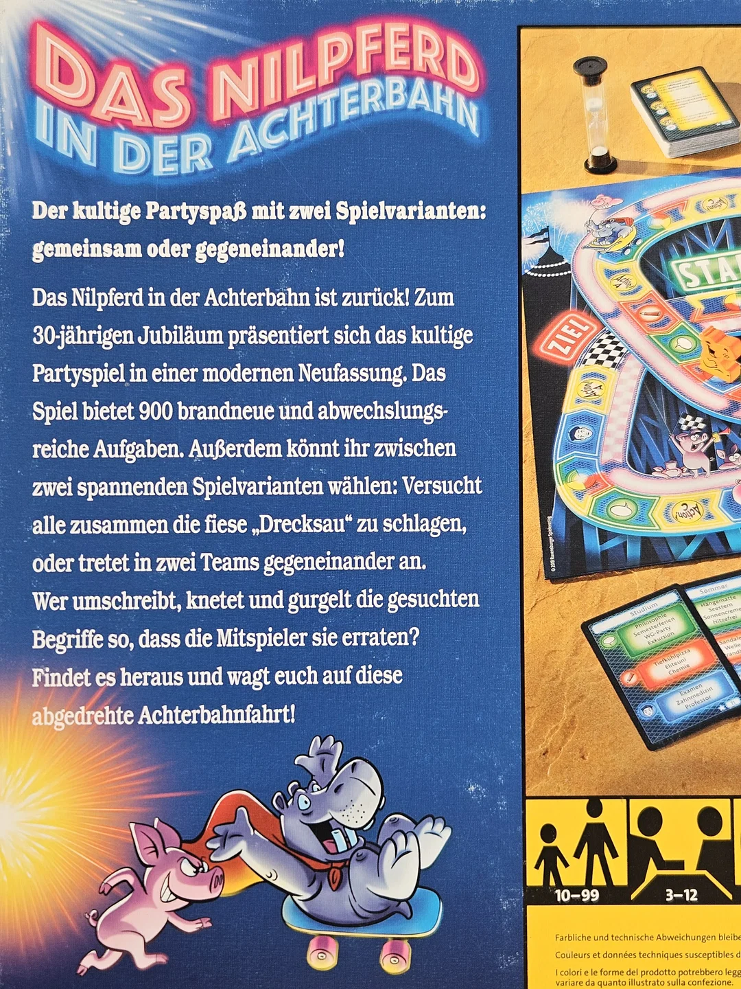 Das Nilpferd in der Achterbahn - Gesellschaftsspiel - Ravensburger  – Bild 3