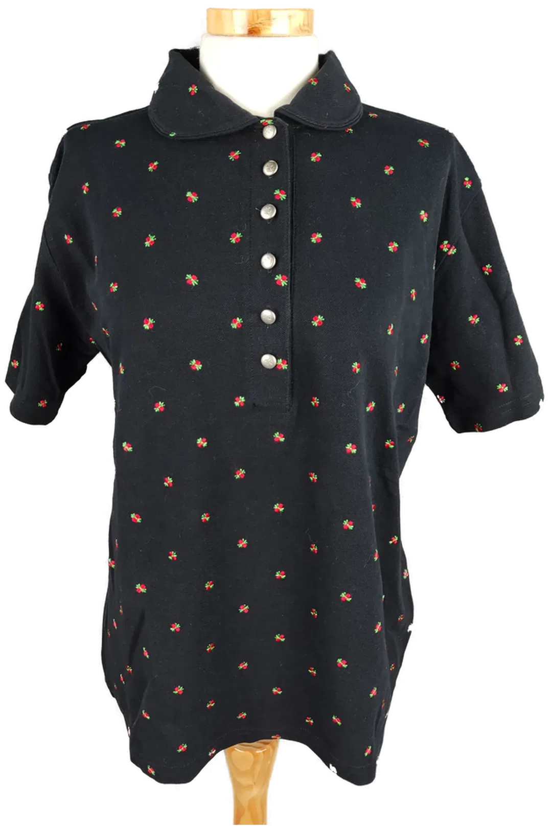 Pleamle Damen Trachtenpolo kurzarm - XL/42 - Bild 4