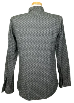 Hugo Boss Herren Hemd grau beschriftet Gr. M  - Bild 2