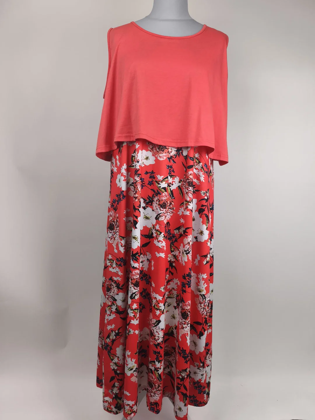 Geblümtes Damenkleid Gr. 4XL - Bild 4