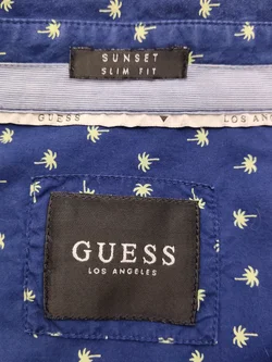 Herrenhemd Guess Baumwolle Größe 52 | Sommerleicht - Bild 5