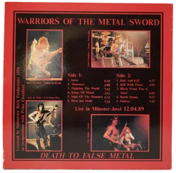 Manowar LP (1991) Warriors Of The Metal Sword | Metal-Klassiker - Bild 2
