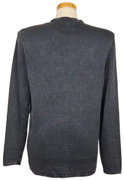 ONLY & SONS Herren Longsleeve Shirt, blau - Gr. M – Vorschau 3