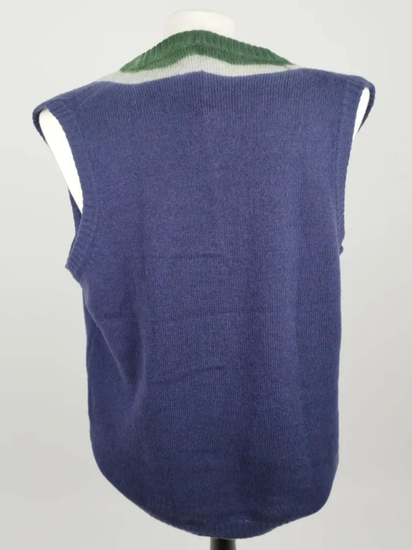 ETRO buntes Herren-Gilet - Gr. XXL / 100% Wolle – Bild 3