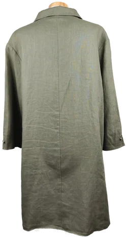 Yoors Damen lang Bluse mit Kragen grün - XXL/44 - Bild 2