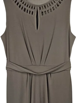 COMMA Damen Midikleid, braun - Gr. M – Vorschau 3