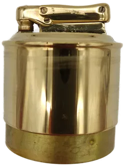 schwarz/goldenes Tischfeuerzeug (Ibelo, colibri) - Bild 5