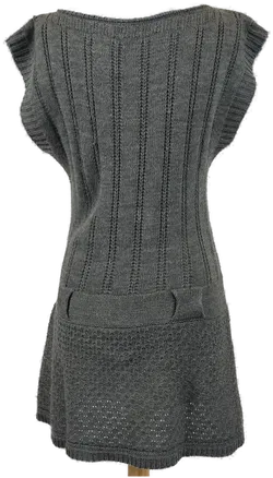 Me&Me Damenstrickkleid grau - XL/42 - Bild 2