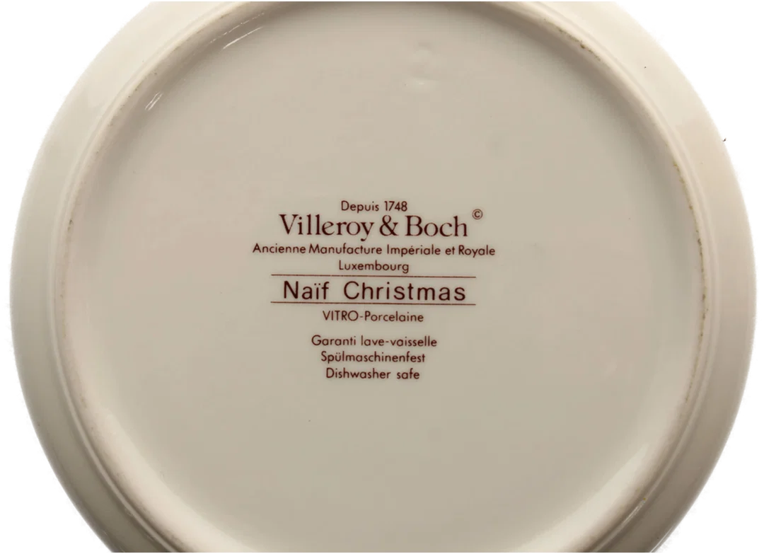 Villeroy & Boch Naïf Christmas Porzellan-Dose mit Deckel – Wintermotiv (Laplau) – Bild 3