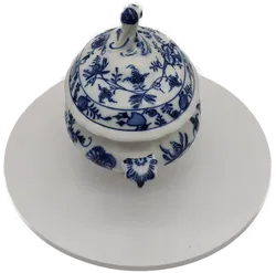 Hutschenreuther Terrine Zwiebelmuster blau weiss - Bild 3