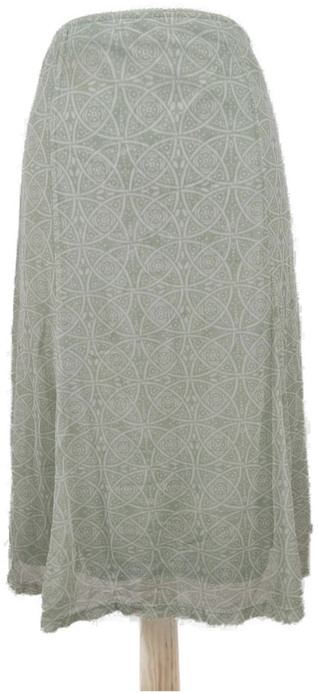 Rock 'MEXX' mit Bahnen und Gummizugbund, pastellgrün mit Muster, Größe XS/34 - Bild 1